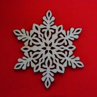 Bożonarodzeniowa zawieszka "Śnieżynka N19"  | Bazarek-Deco