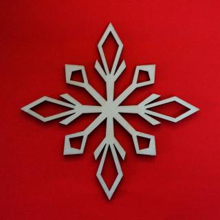 Bożonarodzeniowa zawieszka "Śnieżynka N20"  | Bazarek-Deco