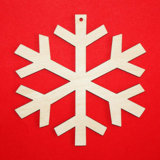 Bożonarodzeniowa zawieszka "Śnieżynka N3"  | Bazarek-Deco
