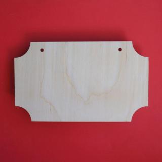 Drewniana tabliczka DUŻA N1  | Bazarek-Deco