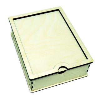Drewniane pudełko na prezent "MB6" | Bazarek-Deco