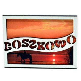 Magnes NAPIS BOSZKOWO Mix wzorów | Bazarek-Deco