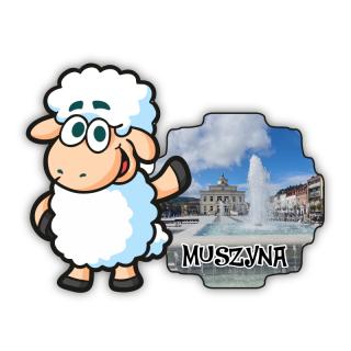 Magnes Owca z widokiem N1 | Bazarek-Deco