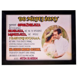 Plakat OD SERCA personalizowany | Bazarek-Deco