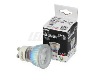 żarówka led gu11 230v 3w ww biała ciepła