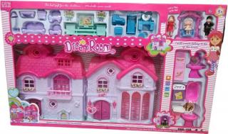 Duży domek dla małych lalek z mebelkami Dream Room  9663