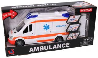 Zabawka samochód pogotowie ambulans na baterie światło dźwięk 0453