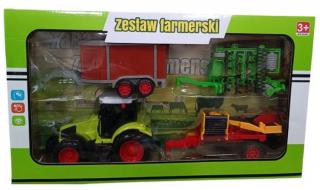 Zestaw rolniczy traktor z maszynami rolniczymi 9440