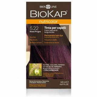 BIOKAP NUTRICOLOR 5.22 Śliwkowa Czerwień, 140 ml