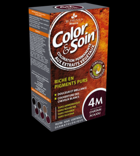 COLOR&SOIN 4M Kasztan mahoniowy, 135 ml