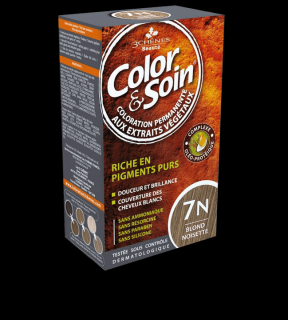 COLOR&SOIN 7N Blond orzech laskowy, 135 ml