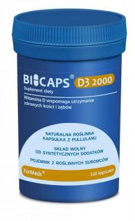 ForMeds BICAPS D3 2000, 120 kapsułek