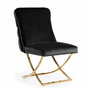 Ekskluzywne złote  krzesło Glamour Gavo / wybór tkanin