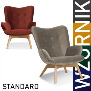 Fotel Uszak HR grupa standard/ buk
