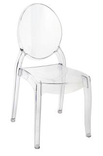 Krzesło ELIZABETH  transparentne - poliwęglan