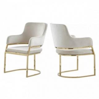 Krzesło Glamour złote / nowoczesne  Kenton