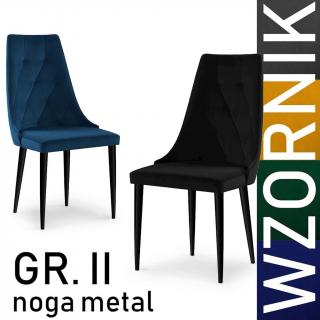 Krzesło LOREN  wzornik gr. II / metal