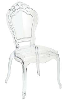 Krzesło transparentne  KING  - poliwęglan