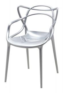 Krzesło XOU srebrne  insp. Master chair