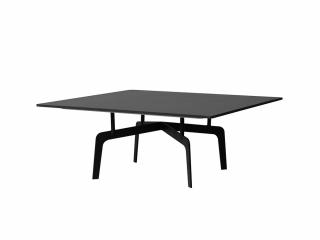 Kwadratowy stolik STEND /  czarny marmurowy spiek