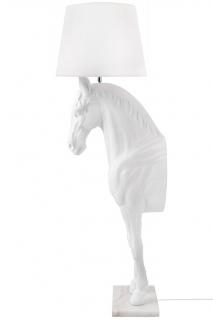 Lampa Koń podłogowa  HORSE STAND biała 180 wys.