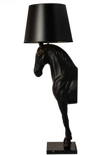 Lampa Koń podłogowa  HORSE STAND czarna 120 wys.