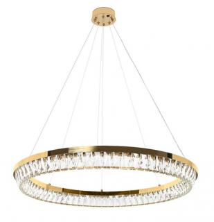Lampa Wisząca SAVOY 100 Złota – Żyrandol Kryształowy MOOSEE