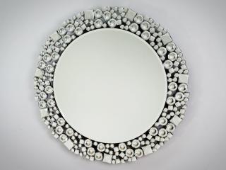 Lustro okrągłę z  kryształkami Espello Glamur 70"