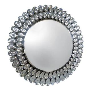 Lustro z kryształkami Glamour Crystal  okrągłe 90