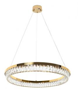 MOOSEE Lampa Wisząca SAVOY 80 Złota – Ekskluzywny Żyrandol Kryształowy