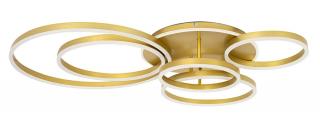 Nowoczesny plafon sufitowy / Złoty plafon LED MOOSEE RINGS 6