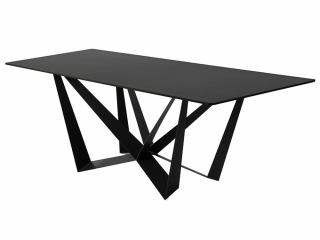 Nowoczesny stół marmurowy czarny spiek / 180 x 90 Diego