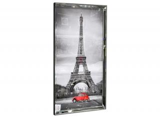 Obraz w lustrzanej ramie Wieża Eiffla Paryż  63x125 cm