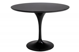 Stół czarny okrągły Tulip średnica 100 cm.