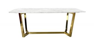 Stół ROSETA GLAMUR Marmur Złoto 200 x 100