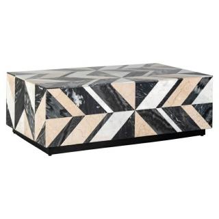 Stolik kawowy marmurowy 120 x 70 x 40 ROSTELLI RICHMOND