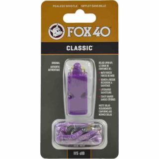 Gwizdek Fox 40 Classic fioletowy ze sznurkiem 9903-0808