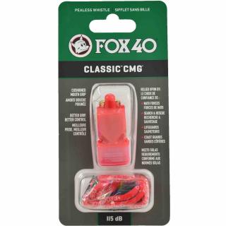 Gwizdek Fox 40 CMG Safety Classic czerwony + sznurek 9603-0108