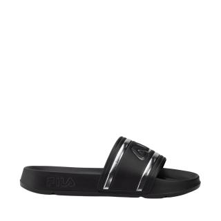 Klapki damskie Fila Morro Bay Logo czarno-szare FFW0102 83162