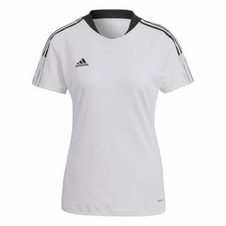 Koszulka damska adidas Tiro 21 Training Jersey biała GM7580