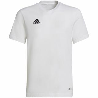 Koszulka dla dzieci adidas Entrada 22 Tee biała HC0447