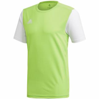 Koszulka dla dzieci adidas Estro 19 Jersey JUNIOR limonkowa GH1663/DP3240