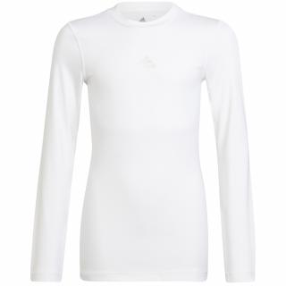 Koszulka dla dzieci adidas Youth Techfit Long Sleeve biała H23156