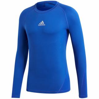 Koszulka męska adidas Alphaskin Sport LS Tee niebieska CW9488