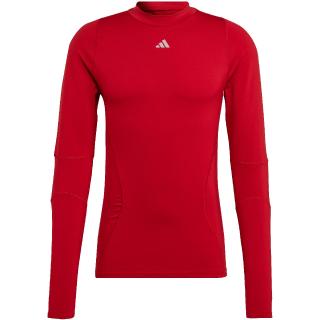 Koszulka męska adidas Techfit COLD.RDY Long Sleeve czerwona HP0572