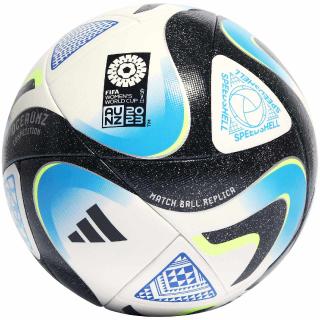 Piłka nożna adidas Oceaunz Competition biało-niebiesko-czarna HT9016