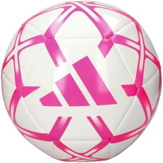 Piłka nożna adidas Starlancer Club biało-różowa IP1646