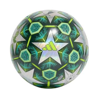 Piłka nożna adidas UCL Training 24/25 Knockout Stages Foil zielono-srebrna JH1280