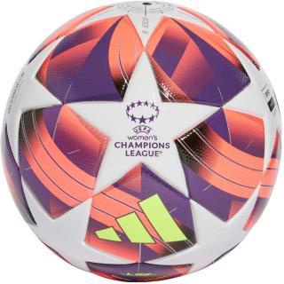 Piłka nożna adidas Womens UCL League biało-różowo-fioletowa IX4050