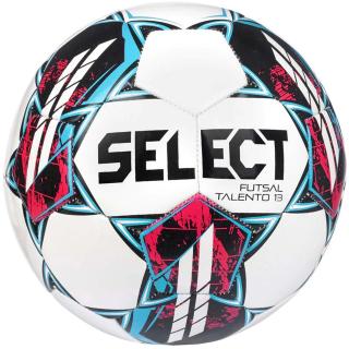 Piłka nożna Select Futsal Talento 13 v22 biało-niebiesko-różowa 18334/18541